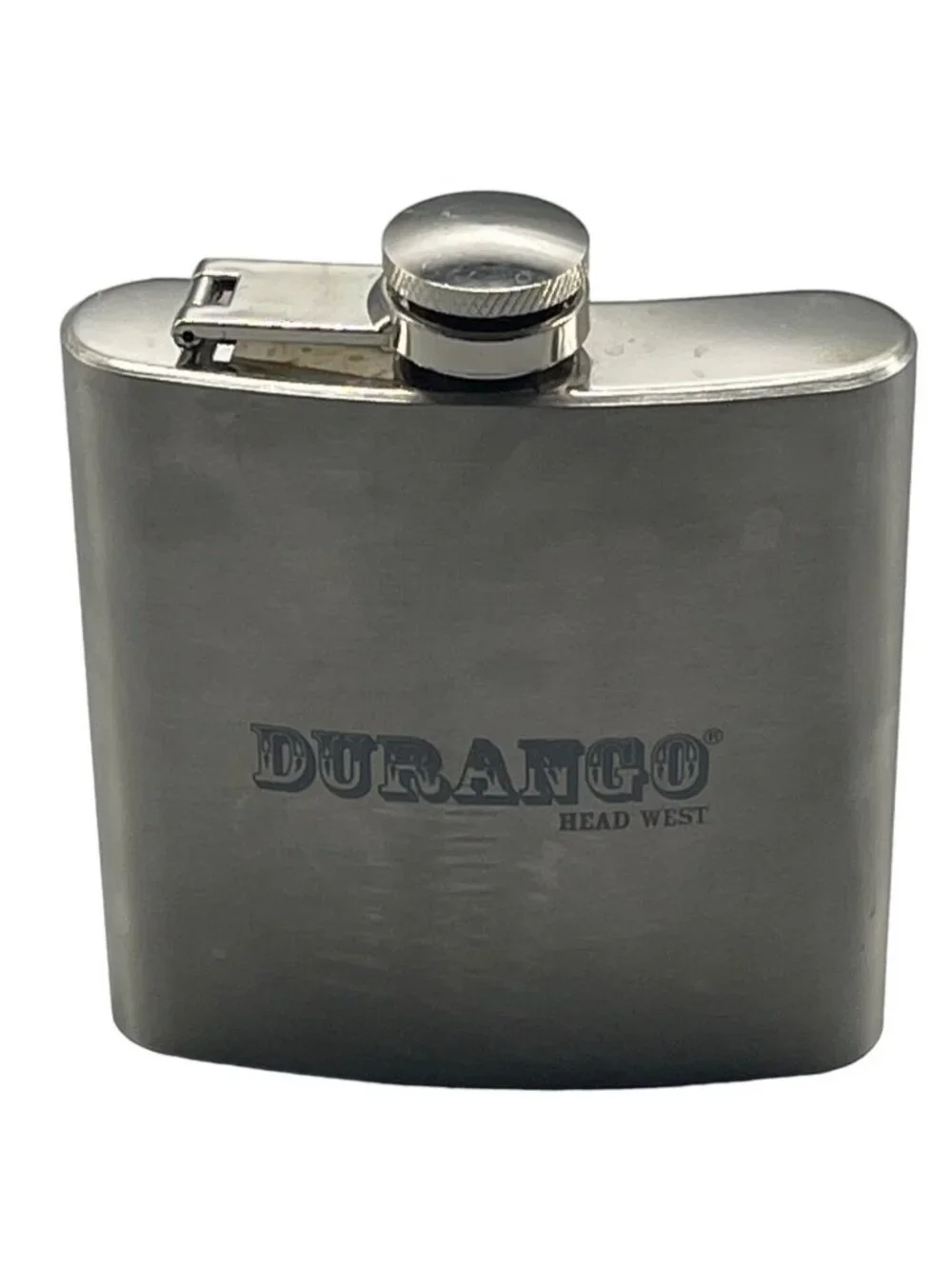 durango head west Stainless steel 6oz flask 3 3/4